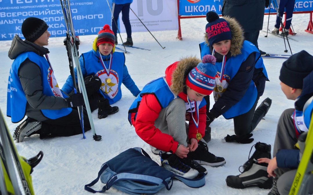 Репортажная фотосъемка с лыжни ДОСААФ России
